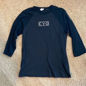 CVG logo baseball tee